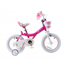 Royalbaby Bunny Girl's Bike, 12 inch wheels, Fuschia