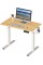 SHW Memory Preset Electric Height Adjustable Standing Desk, 40 x 24 Inches, Oak