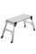 Gymax 5HD EN131 Aluminum Platform Step Up Folding WorkBench Stool Ladder New