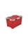 Husky 20-Gal. Professional Duty Waterproof Storage Container with Hinged Lid in Red Husky # 246842 # 1004784796