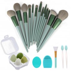 Koccido Makeup Brushes 22 Pcs Makeup Kit,Foundation Brush Eyeshadow Brush Make up Brushes Set (Green, 22 Piece Set Large)