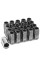 DNA Motoring LN-ZTL-9015-125-GM 16-Piece M12 x 1.25 Aluminum Alloy Wheel Lug Nuts + 4 x Lock Nut + 1 x Lock Nut Key (Gun Metal)