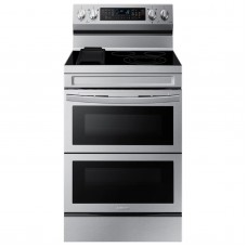 Samsung NE63A6751SS/AA 6.3 cu. ft. Smart Freestanding Electric Range with Flex Duo, No-Preheat Air Fry & Griddle in Stainless Steel