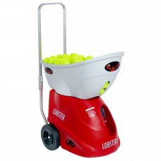 Lobster Sports - Elite Liberty Battery Operated Tennis Ball Machine - Lightweight - Large Wheels - Full-Featured Tennis Ball Thr