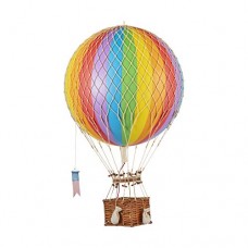 Authentic Models, Floating The Skies Air Balloon, Hanging Home Decor - 22 Inch Height, Historic Hot Air Balloon Model for Home D