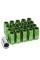 DNA Motoring LN-ZTL-9015-125-GN 16-Piece M12 x 1.25 Aluminum Alloy Wheel Lug Nuts + 4 x Lock Nut + 1 x Lock Nut Key (Green)