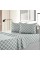 Lux Decor Collection Hotel Quality Sheets Set, Quatrefoil Bed Sheets Set (Flat Sheet, Deep Pocket Fitted Sheets & Pillowcases) King Queen Full Twin