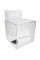 Vandue OnDisplay 10' Luxe Acrylic Clear Wedding Card Money Box w/Hinged Lid and Removable Sign (Cards Print)