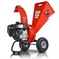 GreatCircleUSA Mini Wood Chipper Shredder Mulcher Ultra Duty Kohler Engine 6.5 HP 196cc Gas Powered 3' Inch Max Wood Capacity