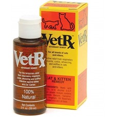 VET RX Sneezing Cold Cough and Allergies for Cat Kitten Yellow 2 Fl Oz