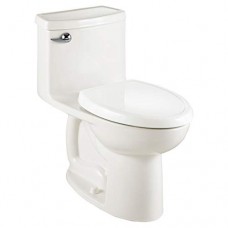 American Standard 2403128.020 Compact Cadet 3-FloWise Tall Height 1-Piece 1.28 GPF Single Flush Elongated Toilet with Seat,