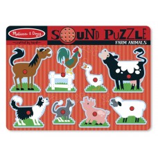 Melissa & Doug Farm Animals Sound Puzzle