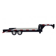 Big Country Toys - Flatbed Trailer - 1:20 Scale - Gooseneck Trailer - Toy Trailer - Vehicle Accessory - Farm Toys - Plastic