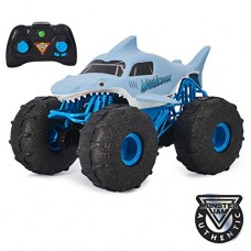 Monster Jam, Official Megalodon Storm All-Terrain Remote Control Monster Truck, 1:15 Scale