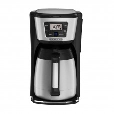 BLACK+DECKER CM2035B 12-Cup* Thermal Coffeemaker, Black/Stainless Steel,