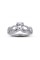 Diamond Traces 1.01ctw E-VS2 VG Round Natural Certified Diamonds 14k Gold Cocktail Sidestone Ring Bridal Set