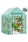 OHUHU Greenhouse for Outdoors with Screen Windows, Ohuhu Walk in Plant Greenhouses Heavy Duty with Durable PE Cover, 3 Tiers 12 Shelve