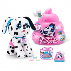 pets alive pooping puppies (dalmatian) by zuru real pet dog puppy play soft toy developmental color change nuturing unboxing