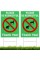 Great Choice Products Muxyh No Dog Peeing/Pooping Sign 2 Pack, Please Be Respectful, Stop Dogs From