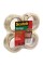 Scotch MMM36504 Moving & Storage Tape, 1.88' x 54.6yds, 3' Core, Clear, 4 Rolls/Pack