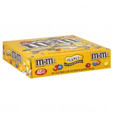 M&M's Chocolate Candies, Milk Chocolate, Peanut 48 - 1.74 oz (49.3 g) packs [5 lbs 3.52 oz]