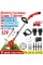 Great Choice Products Electric Cordless Grass String Trimmer Lawn Edger Weed Wacker Cutter + 2 Battery