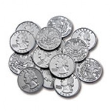 Learning Advantage PLASTIC COINS 100 QUARTERS