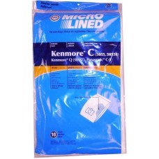 DVC Style C 20-5055, 50557, 50558 Vacuum Cleaner Bags Bulk Deal, Designed to Fit Ken Canisters (10 Total Bags).