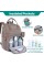 BabbleRoo Diaper Bag Backpack - Baby Essentials Travel Tote - Multi function Waterproof Diaper Bag, Travel Essentials Baby Bag w