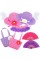 Great Choice Products Girls Tea Party Set Includes 10 Pcs Hats Fan Tea Party Gloves Small Pink Purse Feather Boas Toy Tea Sets For Little Girl…