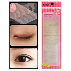 MoFa MeiRen 120 Pcs Super Invisible Clear Lace Transparent Double Eyelid Tape No Glue