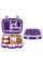 Bentgo Kids Prints LeakProof 5Compartment BentoStyle Kids Lunch Box Ideal Portion Sizes for Ages 3 to 7 BPAFree Dishwa