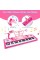 love&mini Kids Piano Toys for Girls Gifts - 49 Keys Portable Piano Keyboards Multifunctional Educational Musical Instrument Toy with Micro