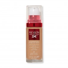 Revlon Age Defying 3X Makeup Foundation, Firming, Lifting and Anti-Aging Medium, Buildable Coverage with Natural Finish SPF 20,