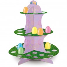 Beistle Pack of 12 Easter Egg Display Stand Easter Centerpieces 13.5'