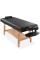 Saloniture Professional Stationary Massage Table with Headrest, Face Cradle and Bolster