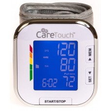 Care Touch Digital Wrist Blood Pressure Monitor, Wrist BP Cuff for Adults Size 5.5-8.5', Blood Pressure Monitors for Home Use, A