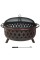 Sunnydaze Decor 36 Inch Large Bronze Crossweave Fire Pit with Spark Screen