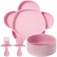 grabease Baby Complete Feeding Set, Blush