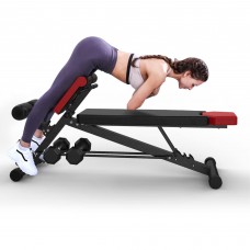 FF Finer Form FINER FORM Multi-Functional Adjustable Weight Bench for Total Body Workout - Hyper Back Extension, Roman chair, Adjustable Ab Si