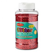 Charles Leonard GLITTER 16 OZ BOTTLE RED