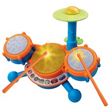 VTech KidiBeats Drum Set (Frustration Free Packaging) , Orange