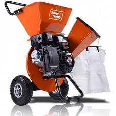 SuperHandy Wood Chipper Shredder Mulcher Ultra Heavy Duty 7HP 212cc 3 in 1 Multi-Function 3' Inch Max Capacity (Amazon