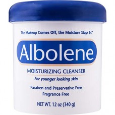 Albolene Moisturizing Cleanser 3-in-1 Skin Care Product: Makeup Remover, No Soap or Water Needed, 12 Fl Oz