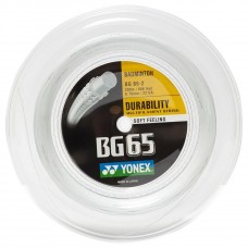 Yonex BG65 White Badminton String in Reel