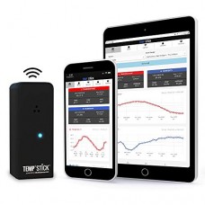 Ideal Sciences Temp Stick Wireless Remote Temperature & Humidity Sensor. Connects Directly to WiFi. Free 24/7 Monitoring, Alerts & History.