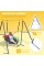 Hishine Swing Stand Heavy Duty Swing Frame Full Steel Metal Frame Swing Set for Backyard BlueYellow Swing NOT Included