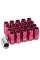 DNA Motoring LN-ZTL-9015-125-PK 16-Piece M12 x 1.25 Aluminum Alloy Wheel Lug Nuts + 4 x Lock Nut + 1 x Lock Nut Key (Pink)