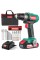 HYCHIKA 20V Cordless Drill Driver Kit, 330 In-lb Torque Power Drill, 2 Gears Variable Speed Built-in LED light