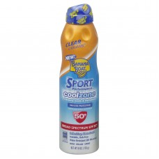 Banana Boat Sport Performance Cool Zone, Continuous Spray, SPF 50, 6 oz